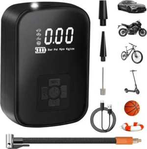 Mini Pompe à Air Électrique 150PSI Pompe a Velo Electrique