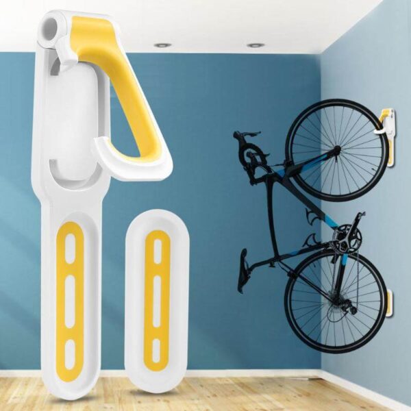 support velo mural blanc